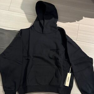 Essentials Classic Black Hoodie